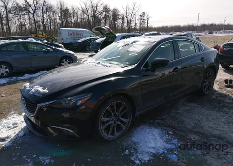 2016 Mazda Mazda6 I Grand Touring z USA, uszkodzony, nr VIN JM1GJ1W52G1422991